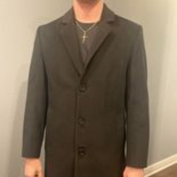 BRAND NEW NEVER WORN Michael Kors Men's Madison Wool Blend Modern-Fit Overcoat - Picture 4 of 17